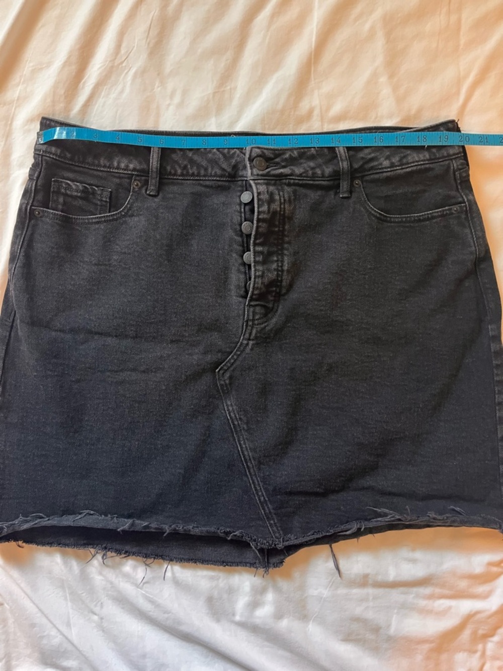 Old Navy Women's Plus Size Black Denim Skirt - 20 - Picture 5 of 10